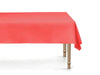 Rote Tischdecke