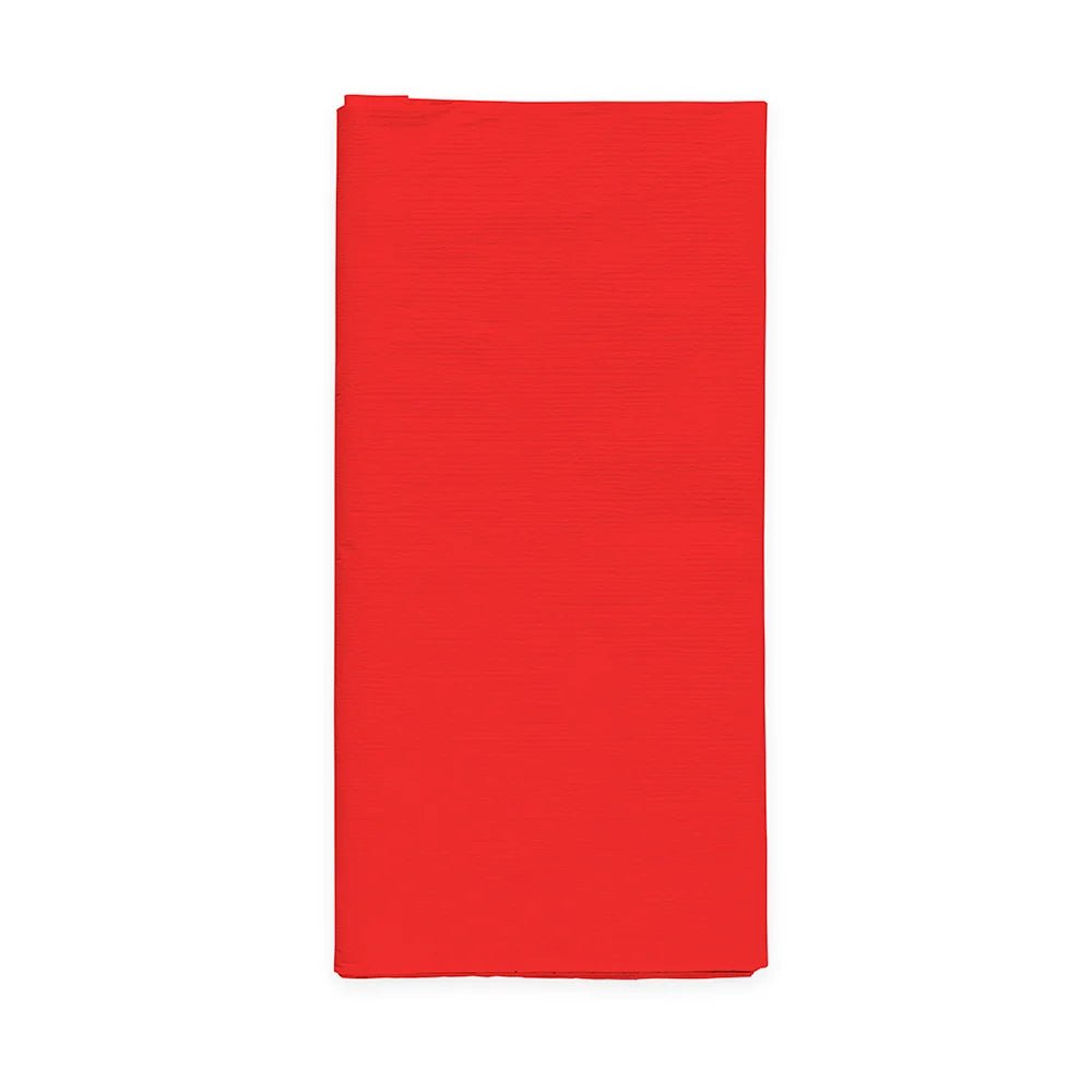Rote Tischdecke (Papier) - Tischtuch