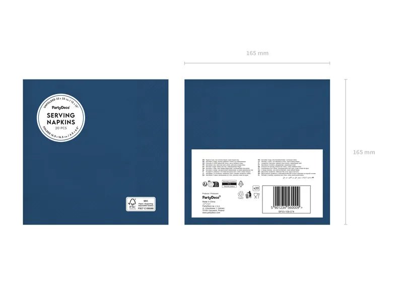 Servietten dunkelblau - Servietten