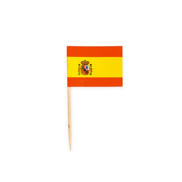 Spanien Mini Fahnen Sticks - Flaggen Sticks