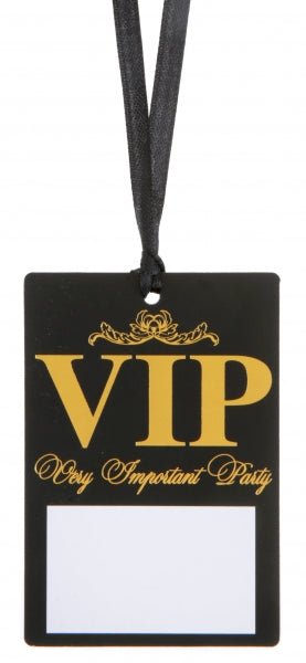 VIP Party - Namenschild Lanyards Band - Namensschild