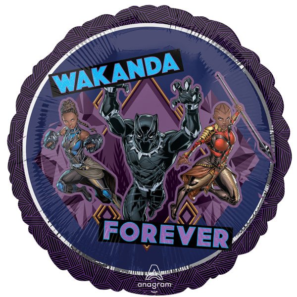 Wakanda Forever Ballon (mit Helium gefüllt) - Herz Ballon helium