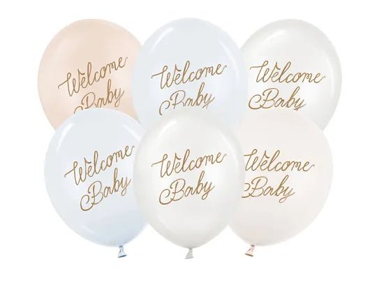Welcome Baby Ballon - Latex bedruckt