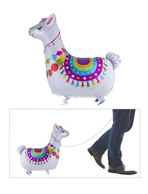 Alpaca (Lama) Air Walker Ballon (mit Helium gefüllt)