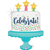 Ballon Joyeux Anniversaire XL Cake (rempli d'hélium) 