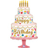 Ballon Joyeux Anniversaire XL Cake (rempli d'hélium) 