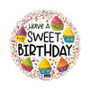 Ballon Joyeux Anniversaire Cupcake XXL (rempli d'hélium) 