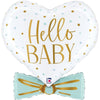 XXL Welcome Baby Boy balloon (filled with helium) 