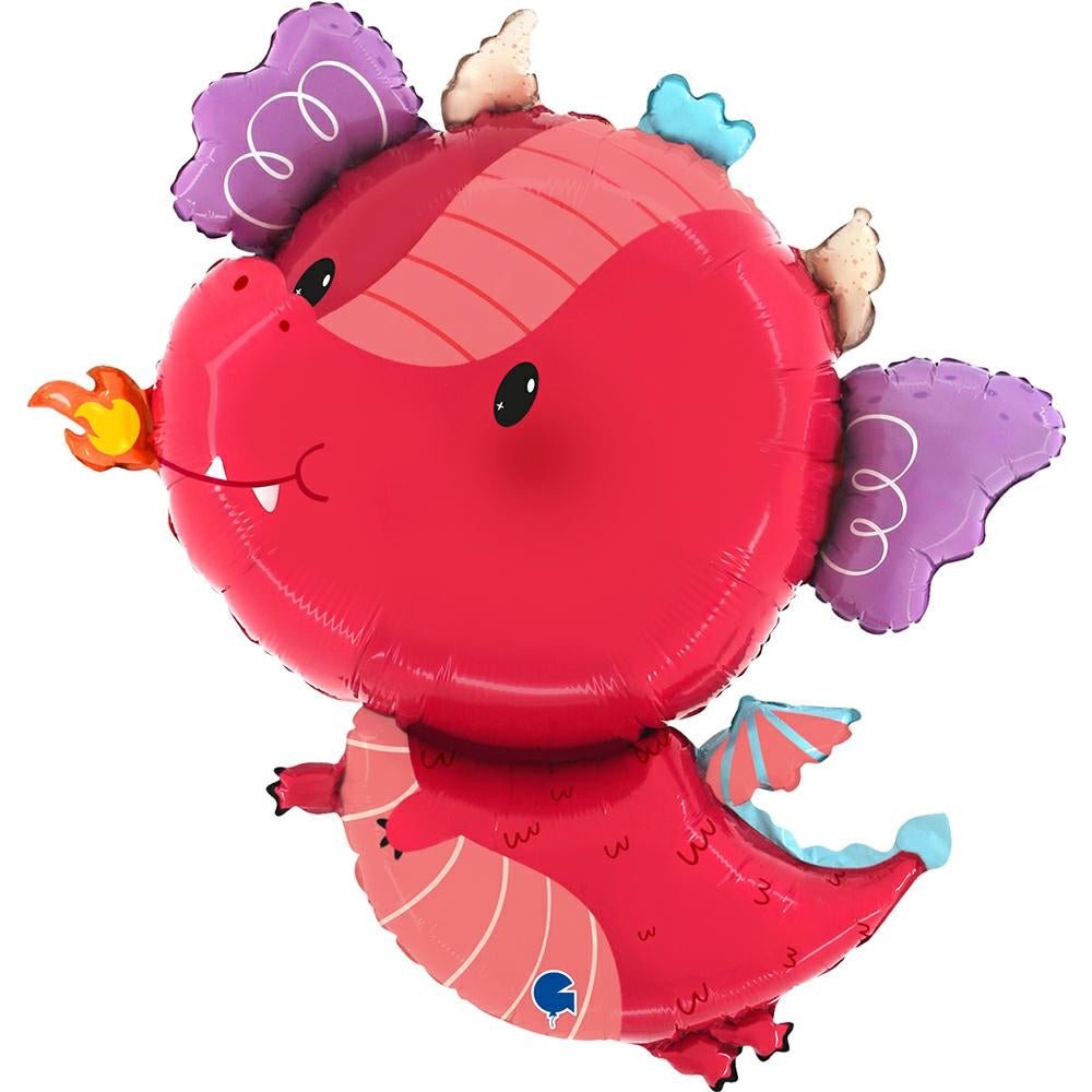 XL Herziger Drachen Ballon (mit Helium gefüllt) - Supershape helium