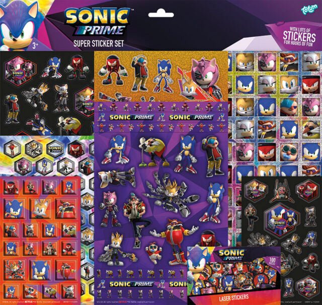 XL Kleber - Sticker Set Sonic - Sticker