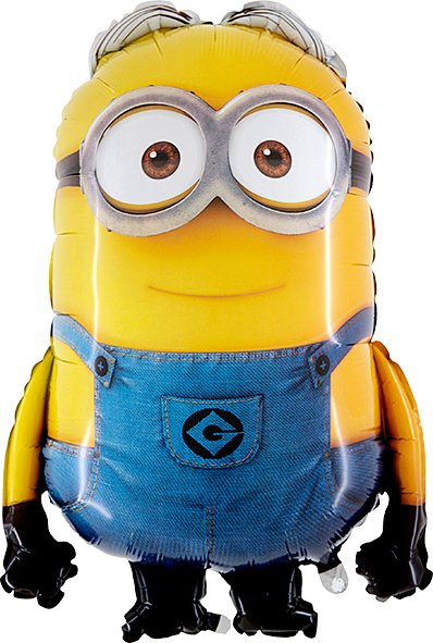 XL Minions Dave Ballon (mit Helium gefüllt) - Supershape helium