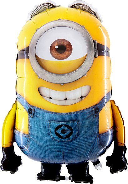 XL Minions Stuart Ballon (mit Helium gefüllt) - Supershape helium