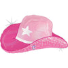 XL Pink Cowgirl Ballon (mit Helium gefüllt)