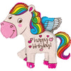 XL unicorn glitter balloon (filled with helium) 