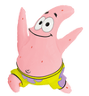XL Sponge Bob Patrick Star Ballon (mit Helium gefüllt)