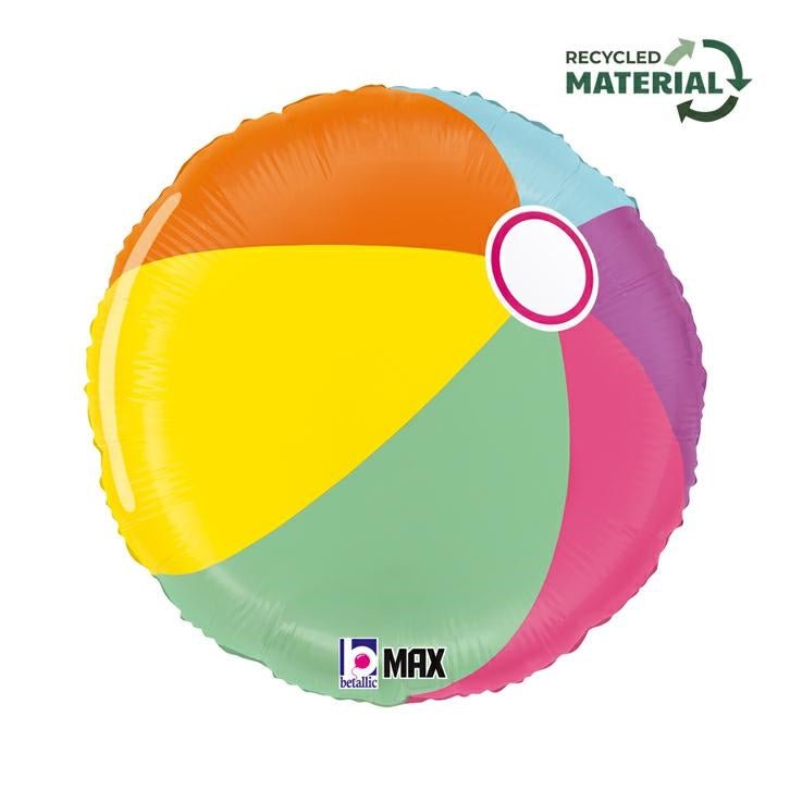 XL Summer Beach Ball Ballon (mit Helium gefüllt) - Supershape helium
