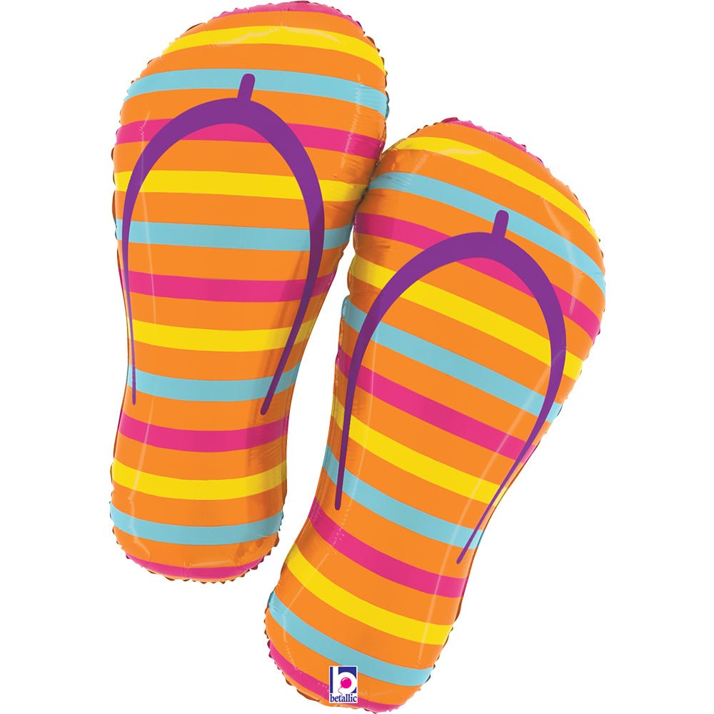 XL Summer Flip Flop Ballon (mit Helium gefüllt) - Supershape helium