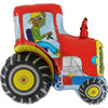 XL tractor balloon blue (filled with helium) 
