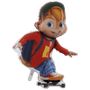 Ballon XXL Alvin et les Chipmunks (rempli d'hélium)