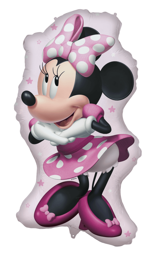 XXL Minnie Mouse Ballon (mit Helium gefüllt) - Supershape helium