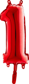 chiffres ballon or 1