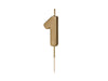 Number candle gold 