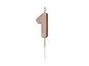 Number candle gold 