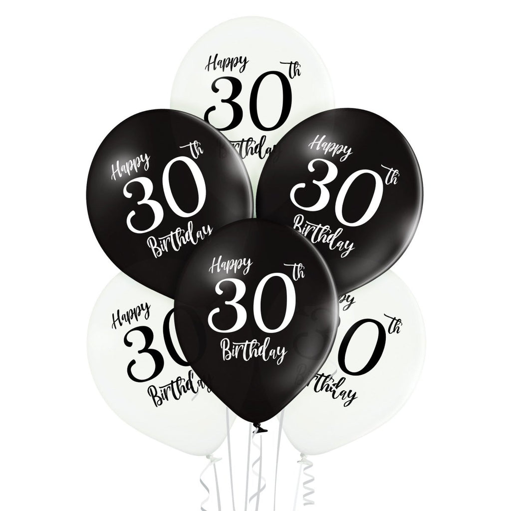 30 Jahre Geburtstag Ballon - Latex bedruckt