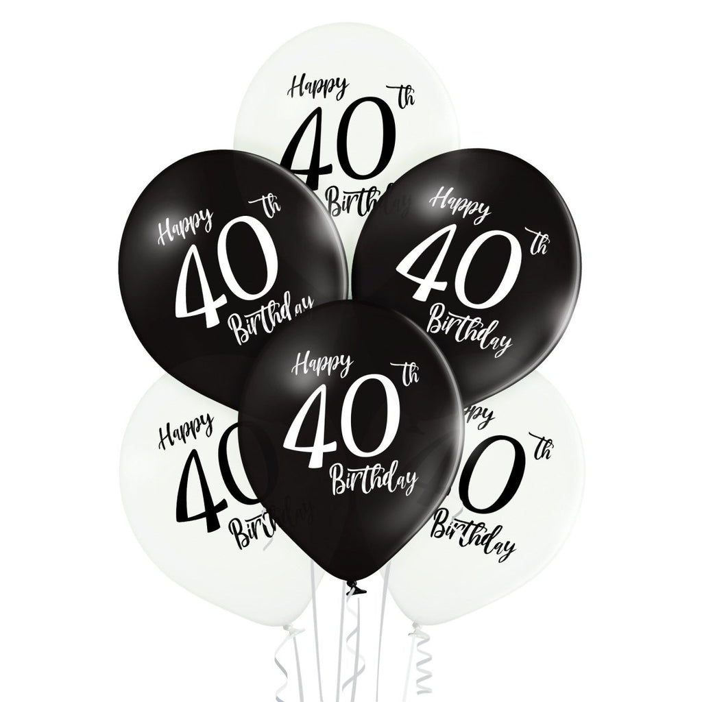 40 Jahre Geburtstag Ballon - Latex bedruckt