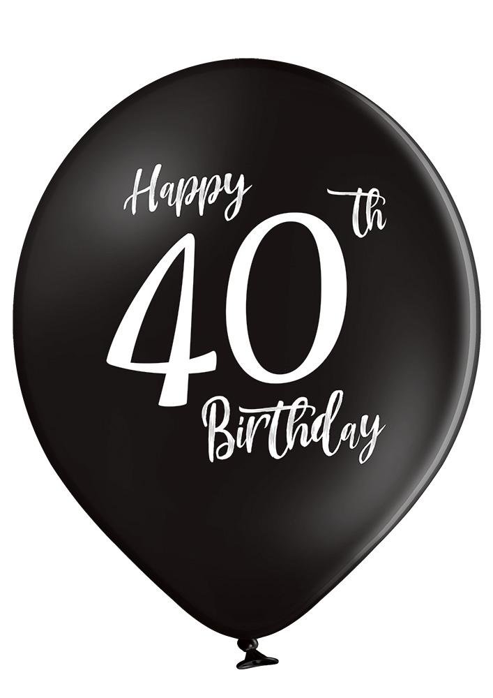 40 Jahre Geburtstag Ballon - Latex bedruckt