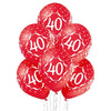🎈40 Jahre rot Ballon - Luftballon 🎈