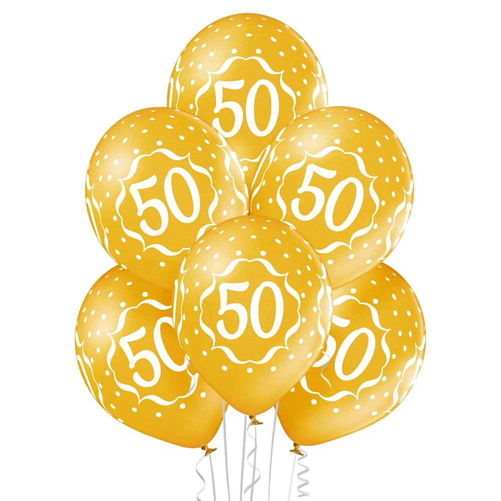 50 Jahre Ballon - Latex bedruckt