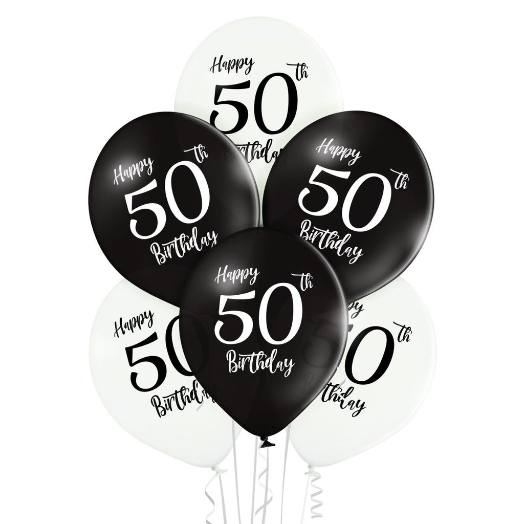 50 Jahre Geburtstag Ballon - Latex bedruckt
