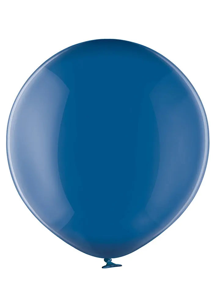 Ballon XXL royalblau transparent Belbal