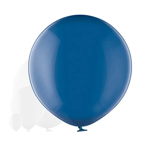 Ballon XXL royalblau transparent Belbal