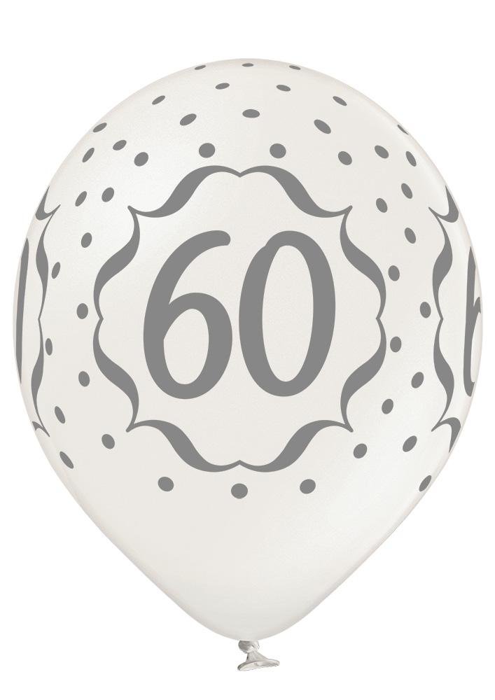 60 Jahre Ballon - Latex bedruckt