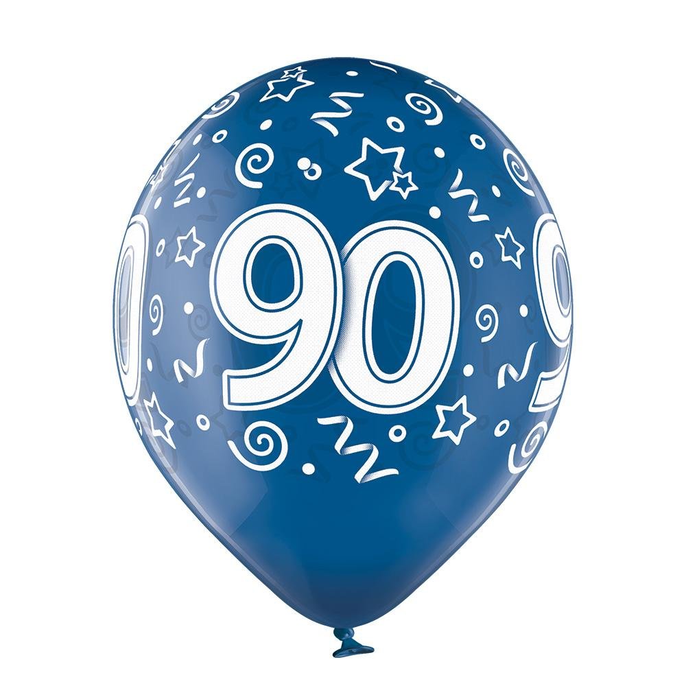 90 Jahre Geburtstag Ballon - Latex bedruckt
