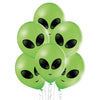 Alien Gesicht Ballon Geburtstag Helium geeignet