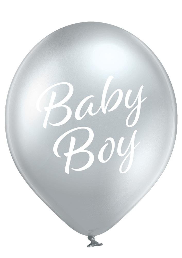 Baby Boy Glossy Ballon - Latex bedruckt