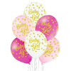 Ballon à pois bébé fille 