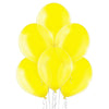Balloon yellow transparent 
