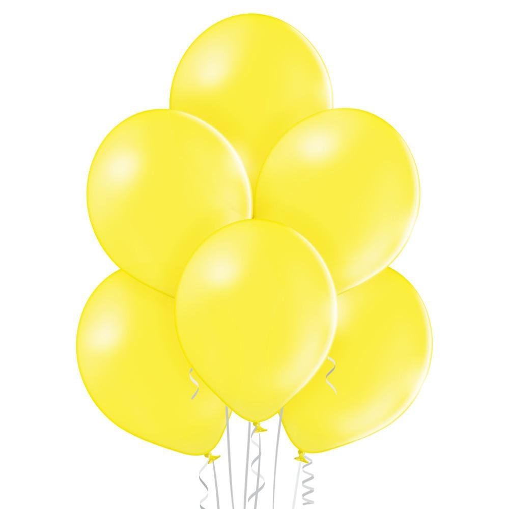 Ballon klein gelb - Latex Ballone Uni klein