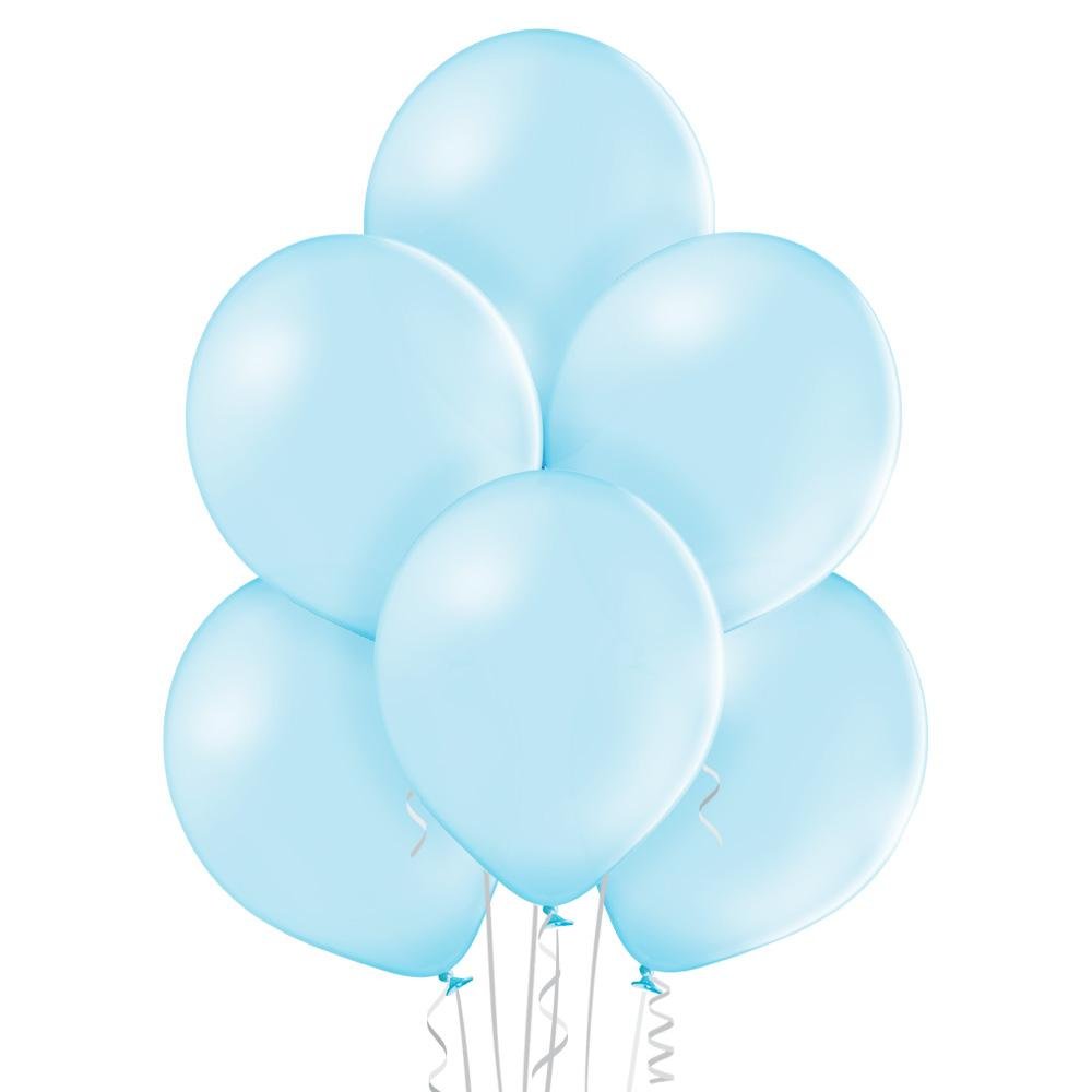 Ballon klein himmelblau - Latex Ballone Uni klein