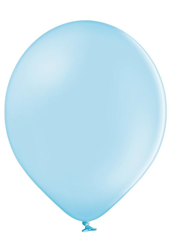 Ballon klein himmelblau - Latex Ballone Uni klein