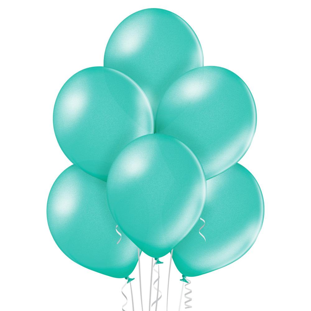 Ballon klein metallic grün - Latex Ballone Uni klein metallic