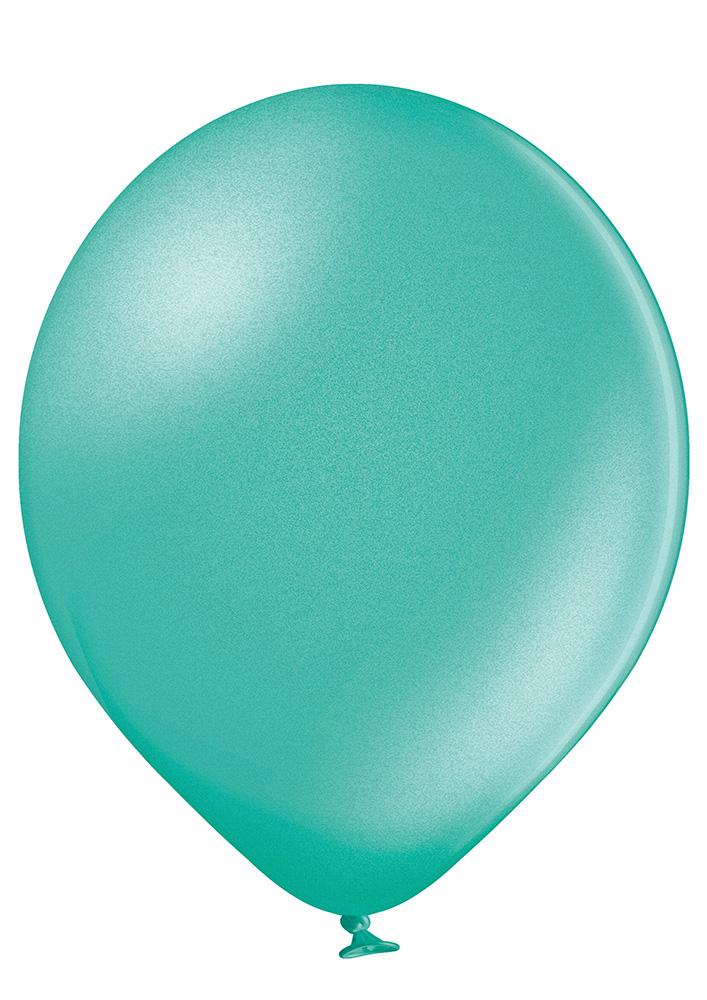 Ballon klein metallic grün - Latex Ballone Uni klein metallic