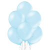 Balloon small metallic light blue 