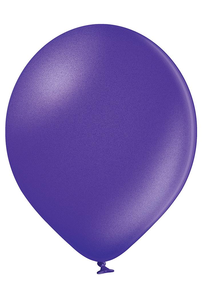 Ballon klein metallic lila - Latex Ballone Uni klein metallic