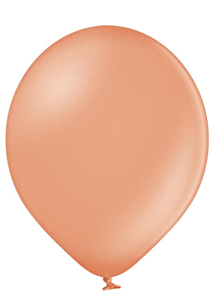Ballon klein metallic rosegold - Latex Ballone Uni klein metallic