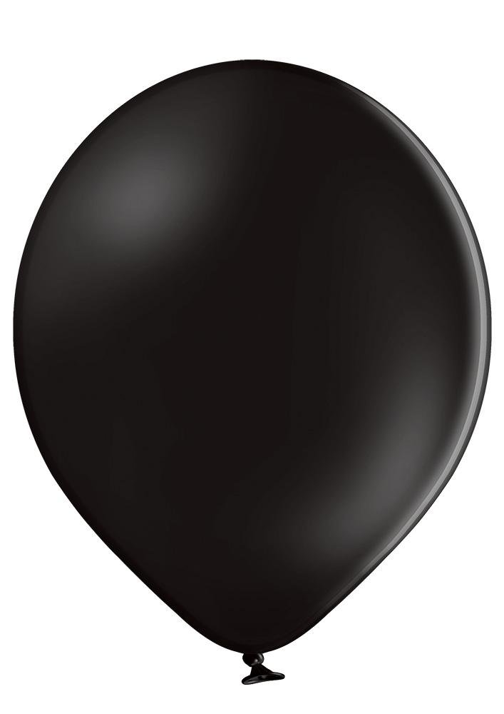 Ballon klein metallic schwarz - Latex Ballone Uni klein metallic